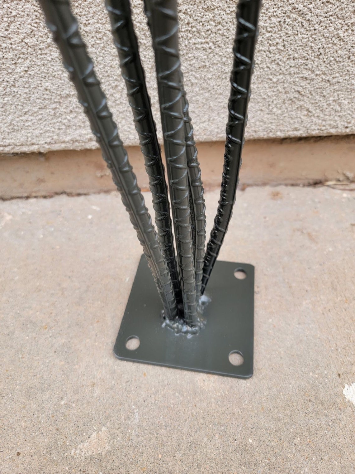 Metal Grass Yard Art Dark Green Textured Metal Grass Metal Etsy