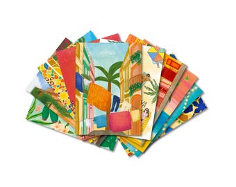 Package Deal: Set of 10 Barcelona postcards - Pick your favorites! | Art Illustration Collection Print Paper Spain Gaudi Postal Hand-drawn