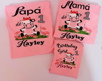 camisetas personalizadas de la vaca lola