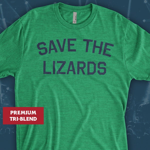 Phish Save The Lizards Lot Tee Tri-Blend Tshirt Trey Anastasio Lyric Shirt