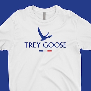 Trey Goose T-shirt: Slim Fit Ringspun Cotton