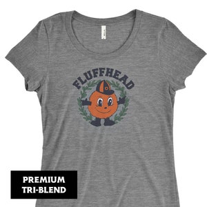 Phish WOMEN&#39;S Fluffhead Trey Anastasio Orange Lot Tee Tri Blend Tshirt