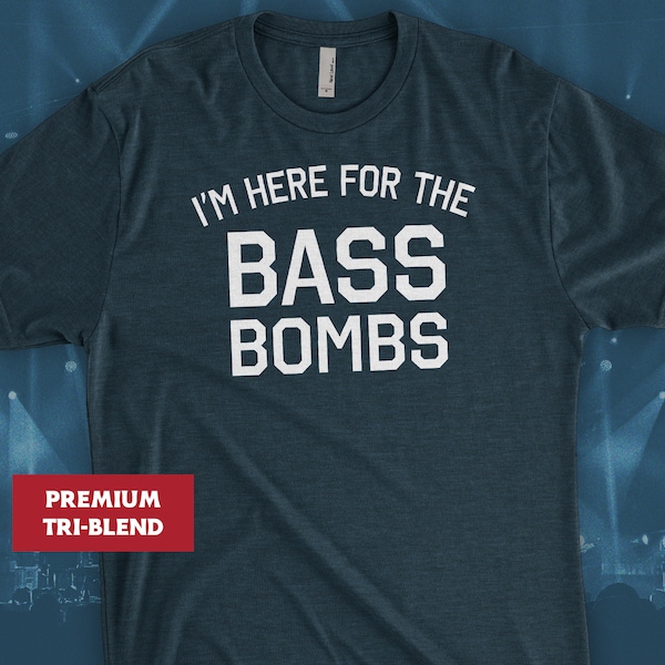 Phish Bass Bombs Lot Tee Mike Gordon Tri-Blend Tshirt