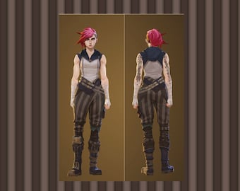 Vi trousers fabric printing file