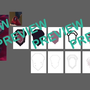 May include: An image featuring multiple illustrations of a shield design. The shields vary in color and detail, with some showing outlines and others filled with color. The designs include geometric shapes and stylized symbols.