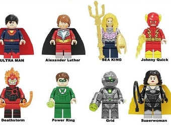 custom lego dc minifigures