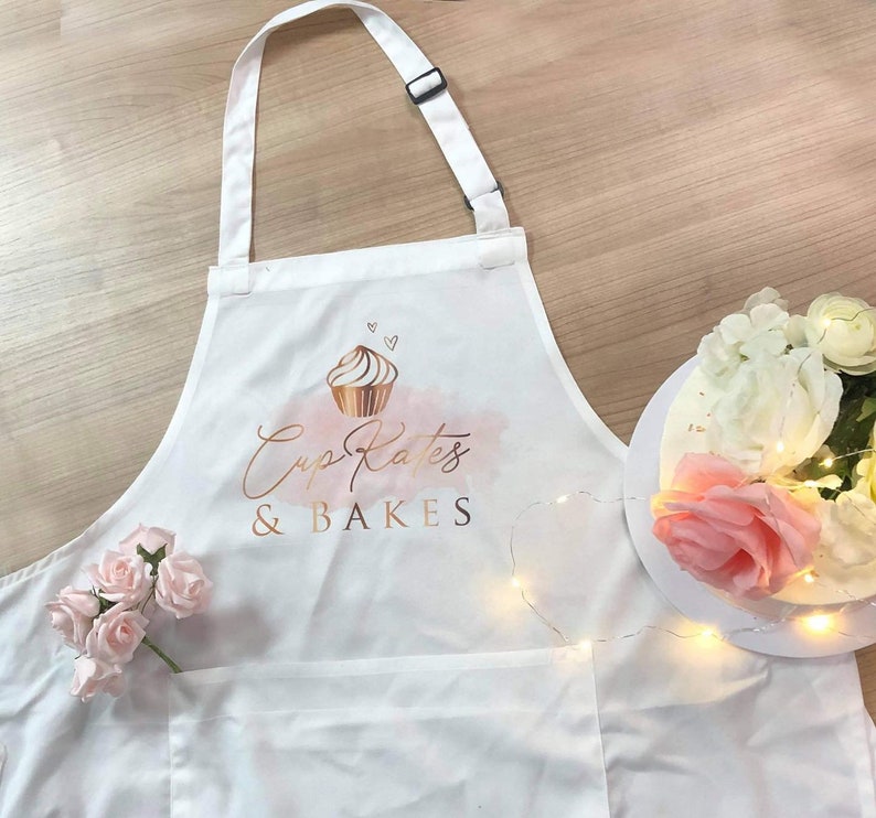 Personalised Logo Printing on Aprons Customised Apron for Etsy UK