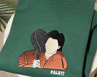 Shahrukh Khan DDLJ Raj inspired Custom Bollywood Desi Embroidered Sweatshirt Personalised Sweatshirt Gift for Adults  Matching Sweatshirts