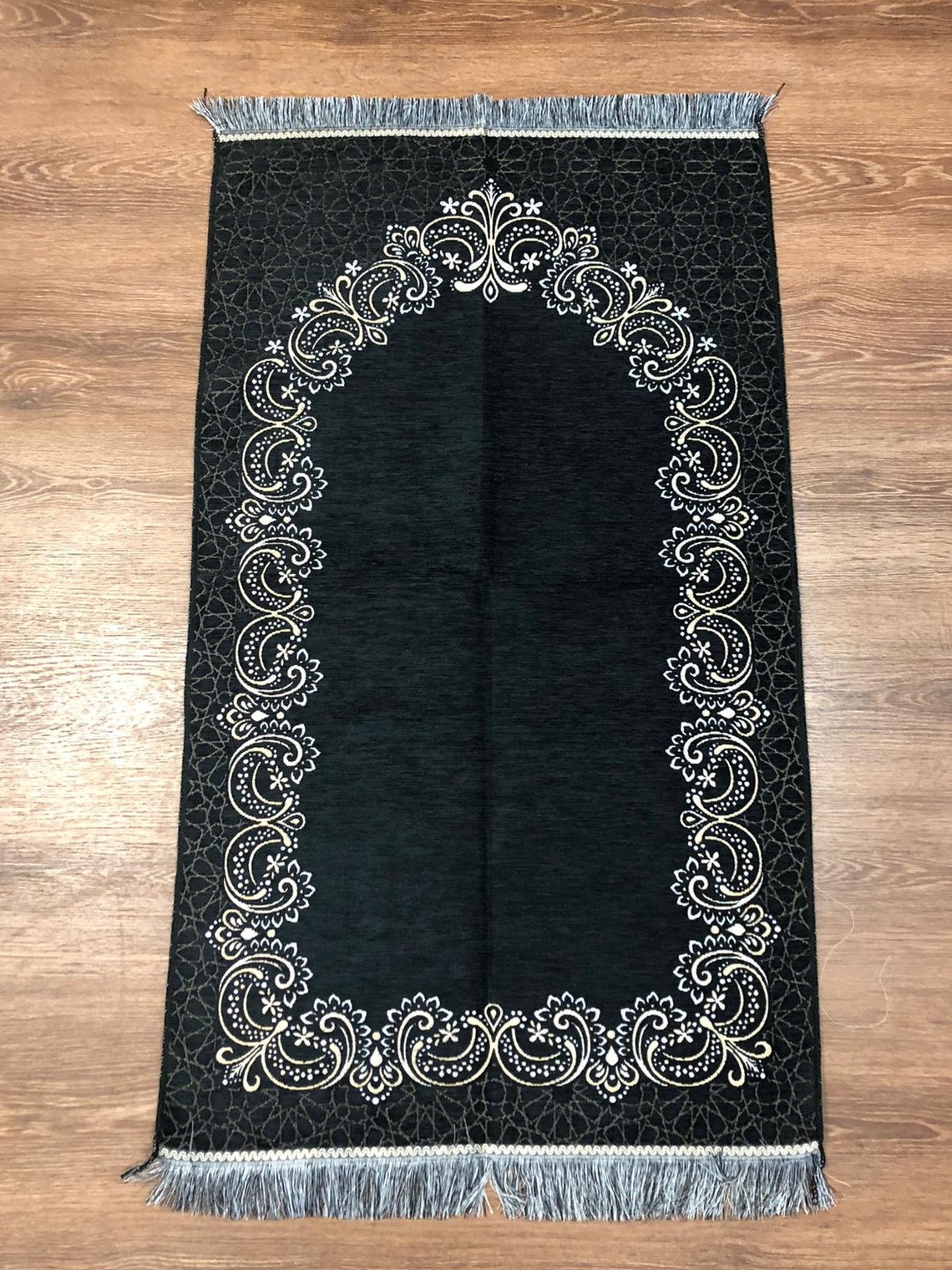 Personalised Chenille Prayer Mat with Embroidered Name Islamic Etsy