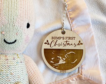 Pregnancy Announcement Grandparents Ultrasound Photo Gift for Husband Ultrasound Tech Gifts Ultrasound ornament Custom Welcome baby Gift