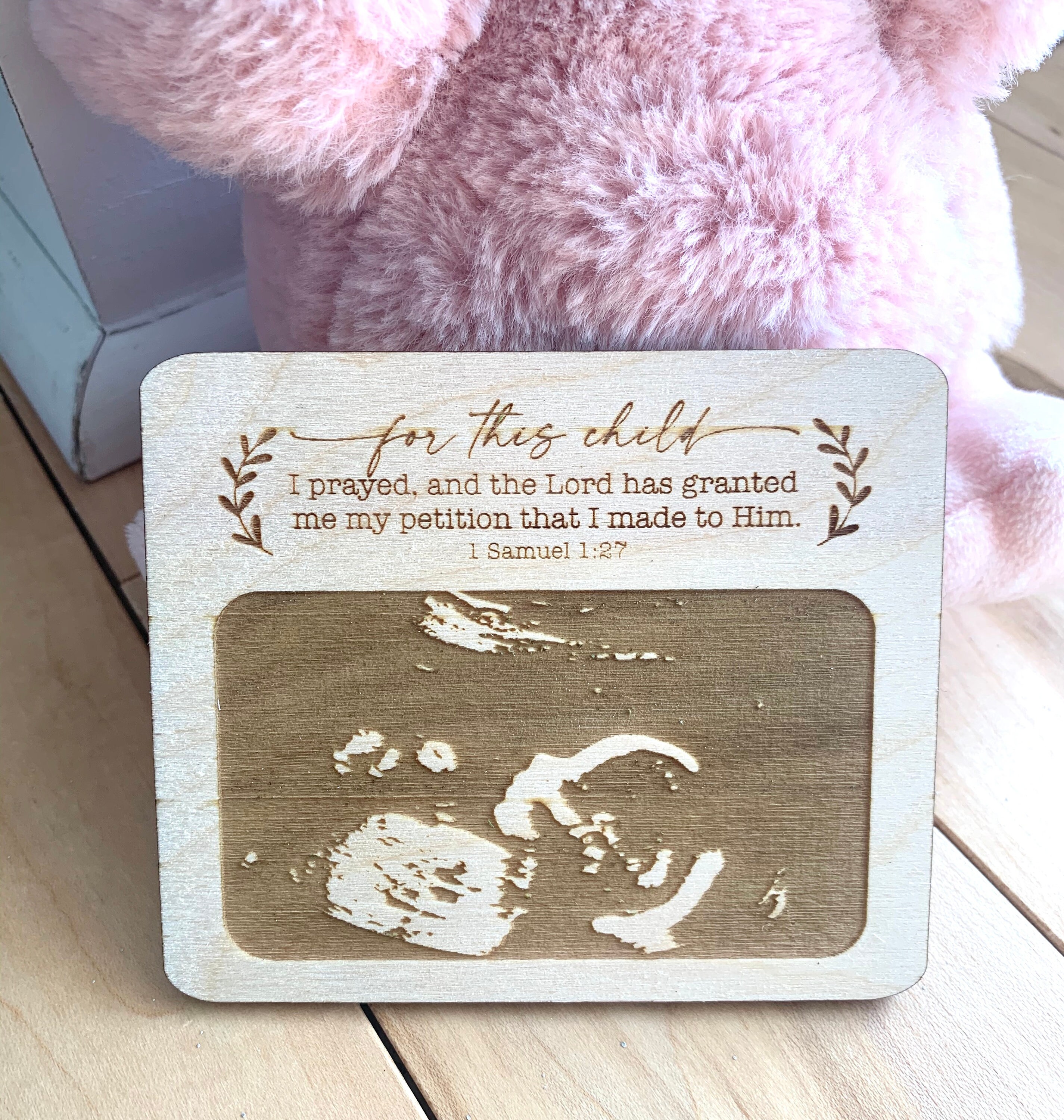 Neutral Nursery Decor Ultrasound Keepsake Your Ultrasound Etsy