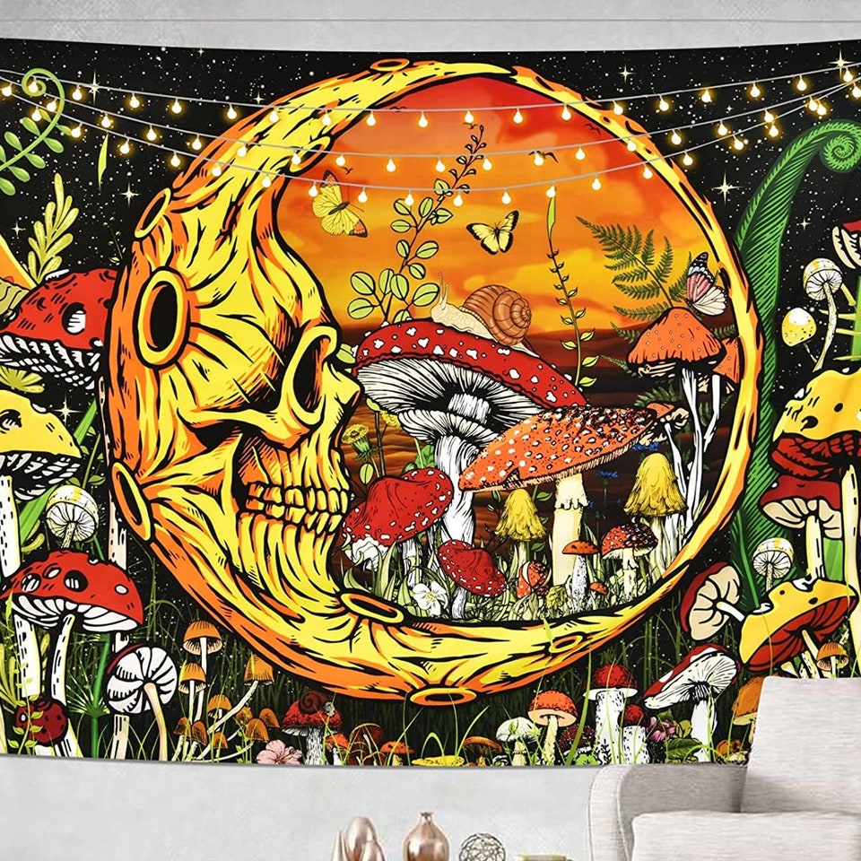 Moon butterfly tapestry hotsell