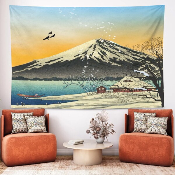 Japanese Tapestry Etsy