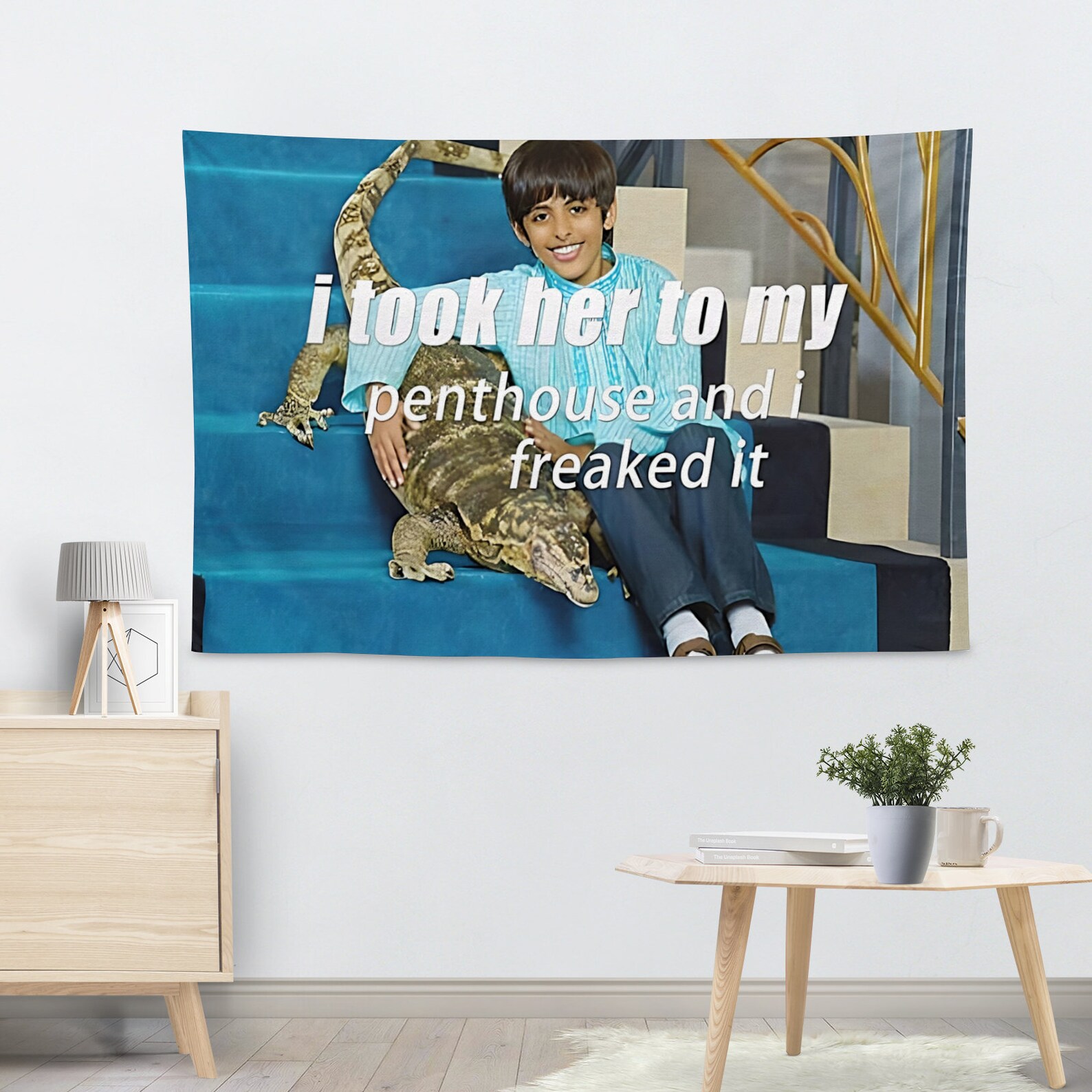 Meme Tapestry Funny Tapestries Wall Hanging Backdrop Party Etsy