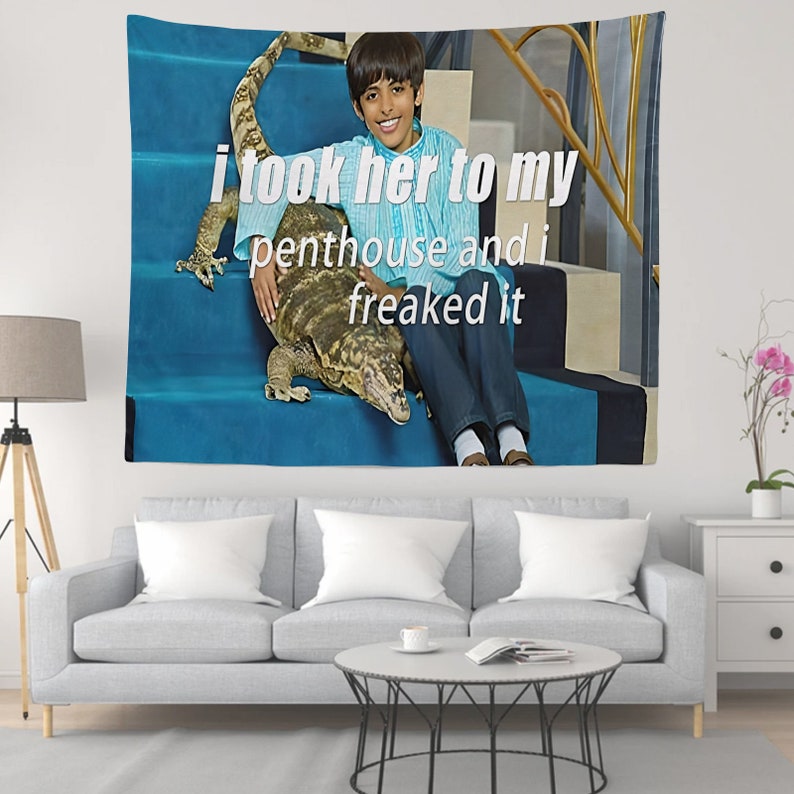 Meme Tapestry Funny Tapestries Wall Hanging Backdrop Party Etsy