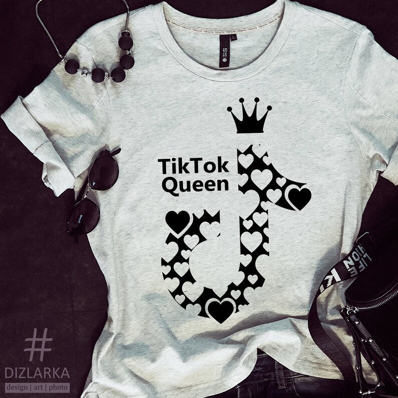 Download Tik Tok Svg Quote Queen Tik Tok Birthday tik tok shirt svg ...