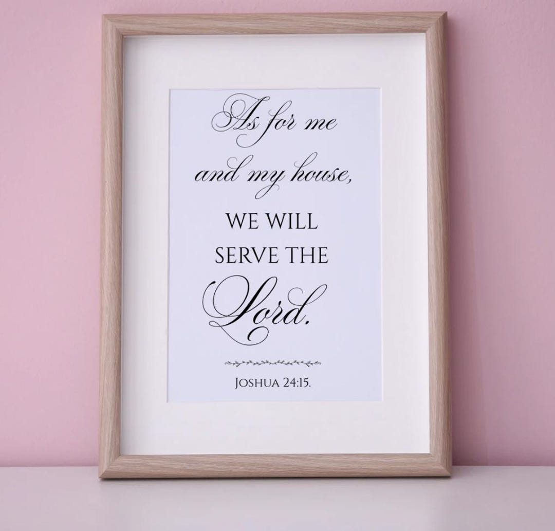 Customizable Bible Verse Print: Christian Home Decor (digital Download ...