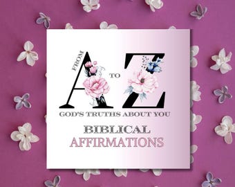 Inspirational Biblical Affirmations Book: A-Z Daily Devotional (Paperback)