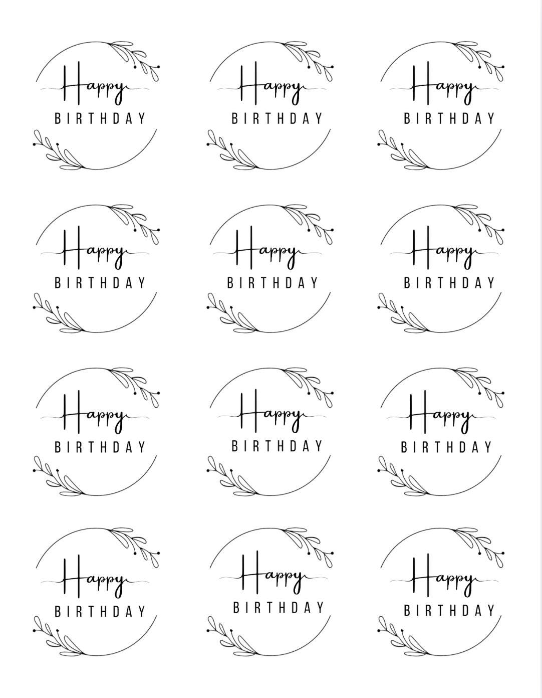 Customizable Sticker Label Design Template - Printable Stickers ...