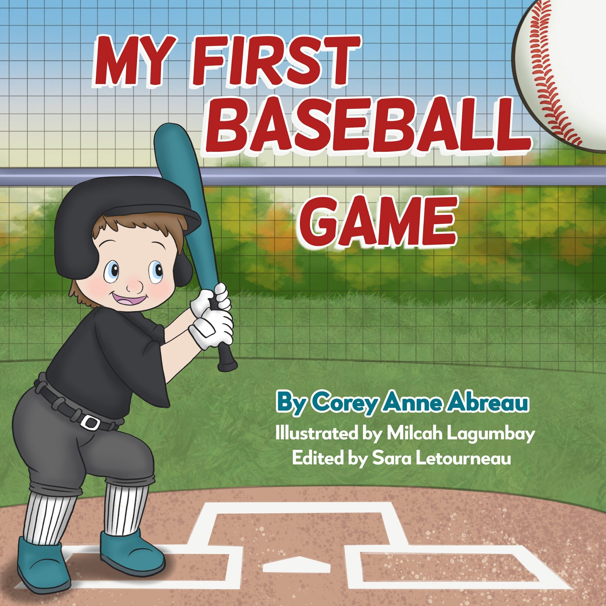 My First Baseball Game Book Digital Children's Book Digital Children's
