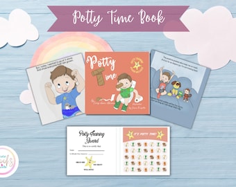 Fun Learning Kids Books Bundle | Digital Printable | Interactive Potty Training Toddler Stories