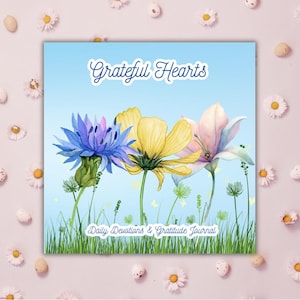 Women's Devotional Prayer Journal: Grateful Hearts, Daily Bible Verses