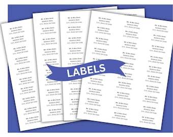 Customizable Label Template Bundle: Printable Organizing Labels (Instant Download)