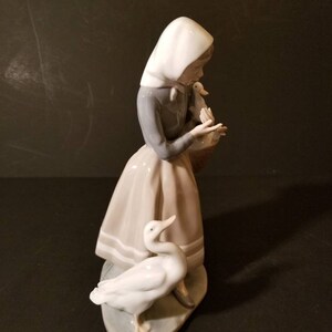 lladro shepherdess with ducks