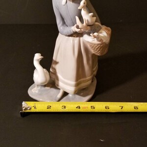 lladro shepherdess with ducks
