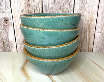 Speckled Cereal Bowl in Turquoise