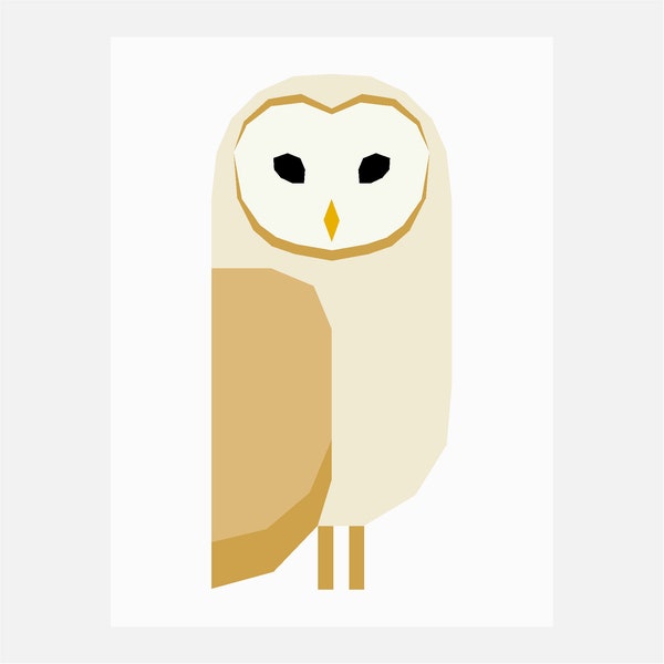 Barn Owl Quilt Pattern | Fall Quilt Pattern | Digital PDF Download | 12x16 inches | Foundation Paper Piecing | FPP | Autumn | Woodlands