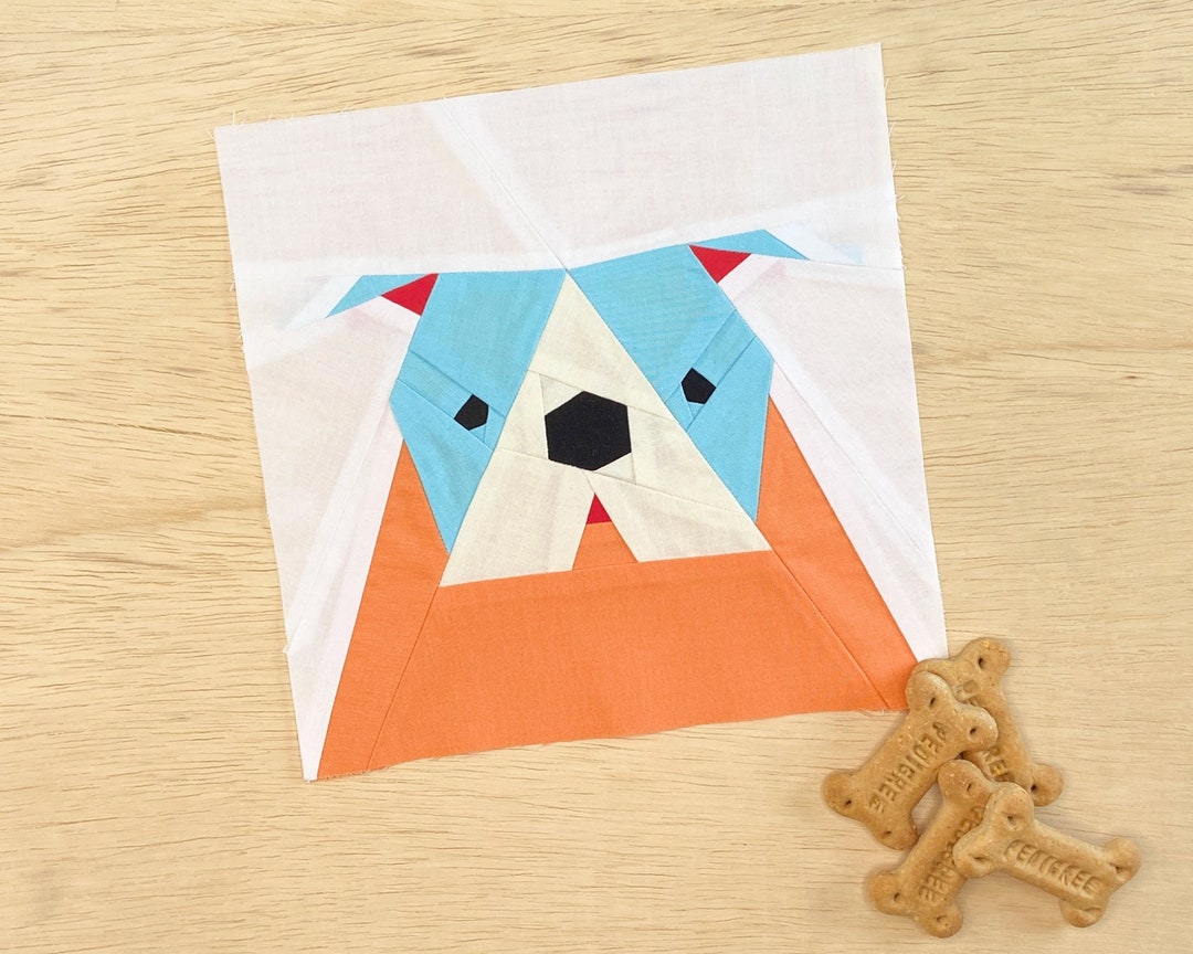 English Bulldog Quilt Pattern Dog Quilt Pattern PDF Digital Download 12