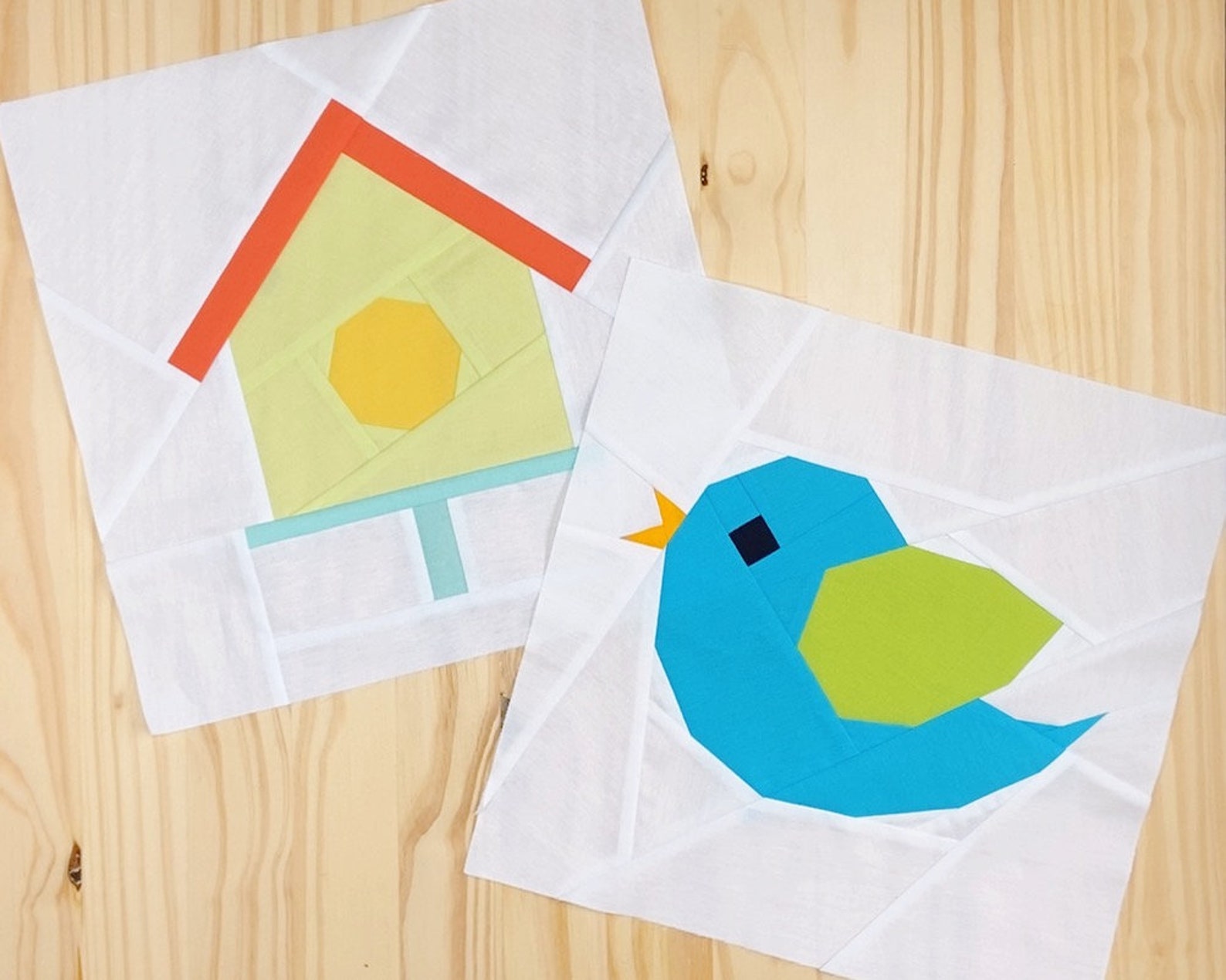 BIRD and BIRD House Quilt Block Patterns PDF Download Etsy