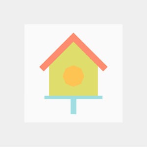 Bird House Quilt Block Pattern | Garden Quilt Pattern | Digital PDF Download | 12 inches | Foundation Paper Piecing | FPP | Easter | Spring