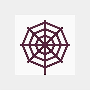Spider Web Quilt Block Pattern | Halloween Quilt Pattern | Digital PDF Download | 12 inches | Foundation Paper Piecing | FPP