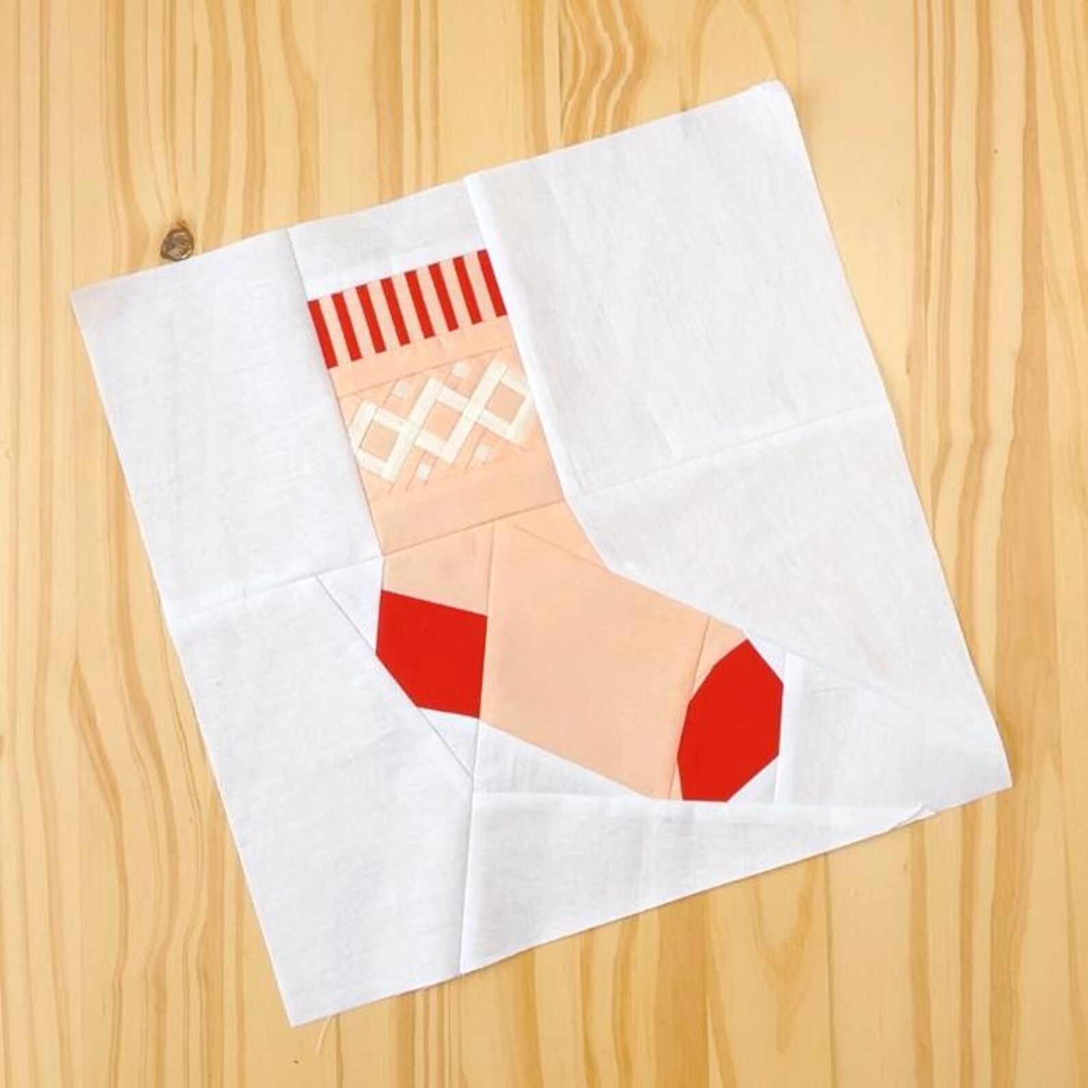 Sock Quilt Block Pattern | Digital PDF Download | 12 Inches ...