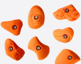 Orange climbing holds for fridge and magnetic board, perfect gift for climber, rock climber, mountain lover, adventure gift , bouldering