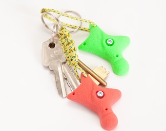Speed climbing hold key chain. Keychain for the climbers and boulderers.
