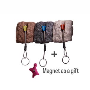 Climbing Key Holder with Keychain Rock Climbing Nut, Key Organizer, Perfect Climber Gift, Keychain Holder, Climbing Accessory, Rock Climbing