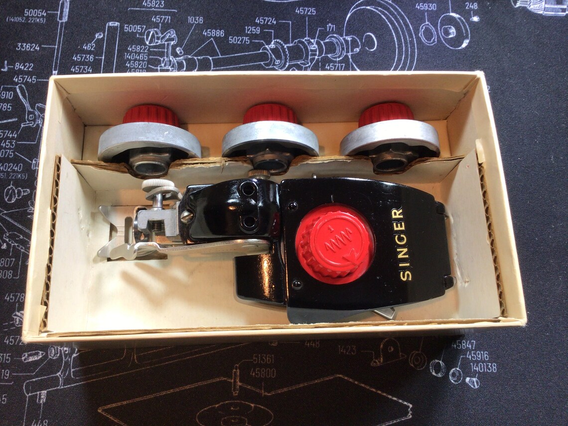 Singer Automatic Zigzag Attachment Cams/Stitch Patterns Red Etsy