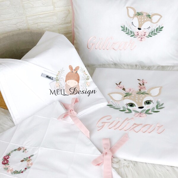 Linen Baby Bedding Etsy