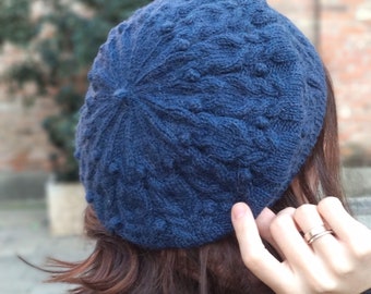 Beret «Sweet blackberry» - Woman’s beret - beret handmade - beret hat