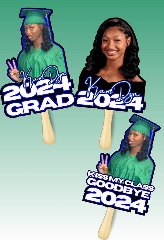 2025 personalized fan, custom handheld fan, graduation fans, graduation favors,2025 graduate, high school graduation, college grad,2025 grad