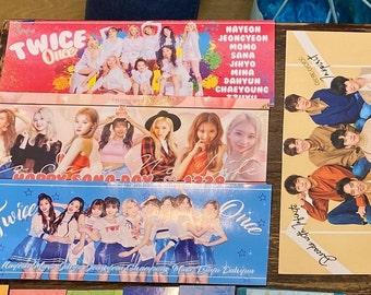 KPOP Hand Banners (Twice, Sana Day, Infinite, f(x) & SHINee)