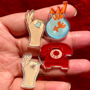 SHINee Edition Acrylic Pins by Meuxinspirit