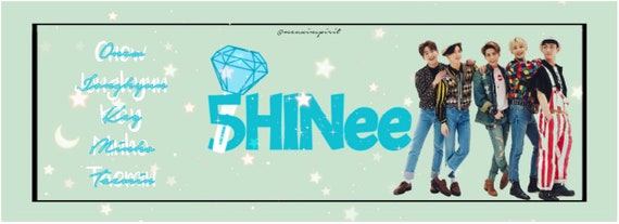 Kpop Hand Banners Twice Sana Day Infinite Fx Shinee Etsy