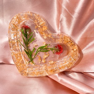 Pressed Flower Resin Ashtray