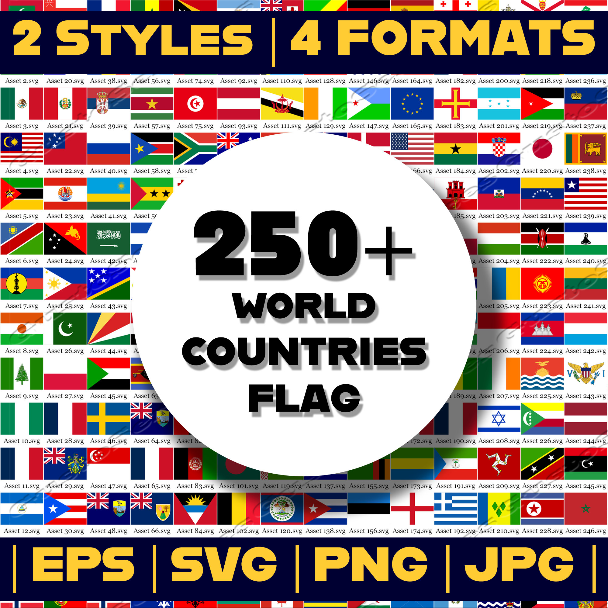 Clipart Of Flags Around The World