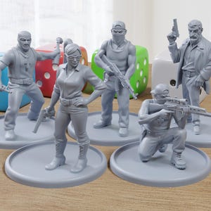 Sicario Syndicate - 28mm/32mm Scale 3D Printed Miniatures for Miniature Wargaming & Tabletop RPGs