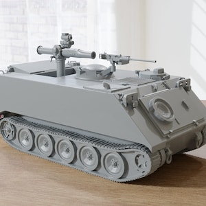 M113 TOV Turret - 3D Printed Combat Vehicle - Modern Wargaming 28mm Scale Tank